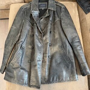 Banana Republic Black Leather Jacket